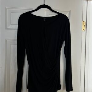 Ann Taylor Black Long Sleeve Top